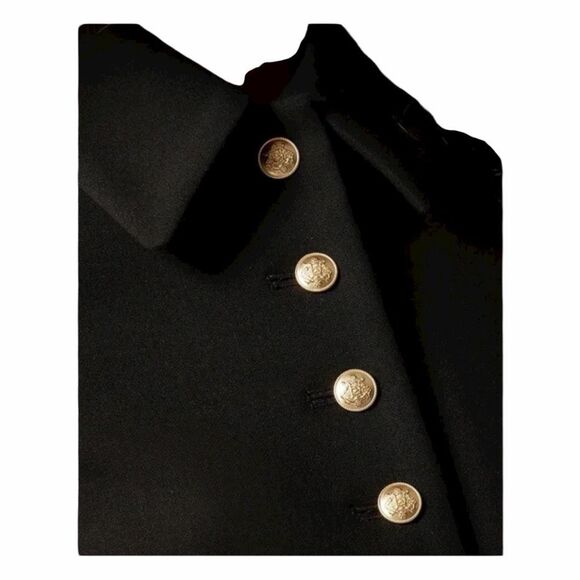 J. Crew Parc Dress Black Carrmen Four Season Stretch Fabric 12 Tall - Picture 2 of 11